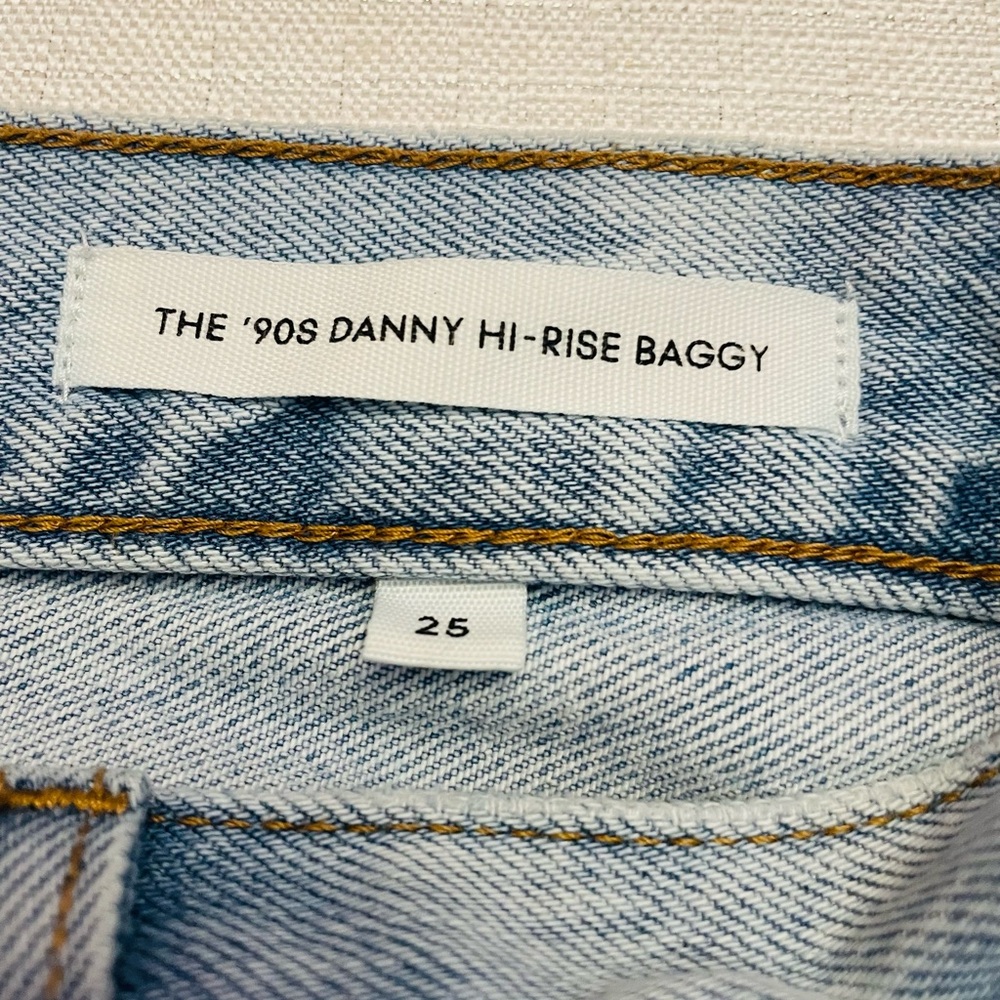 DENIM FORUM THE 90S DANNY HI-RISE BAGGY JEANS SIZE 25 - Picture 5 of 10